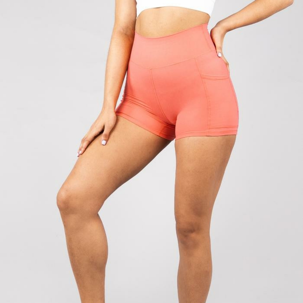 Buffbunny Rosa Shorts - Coral M